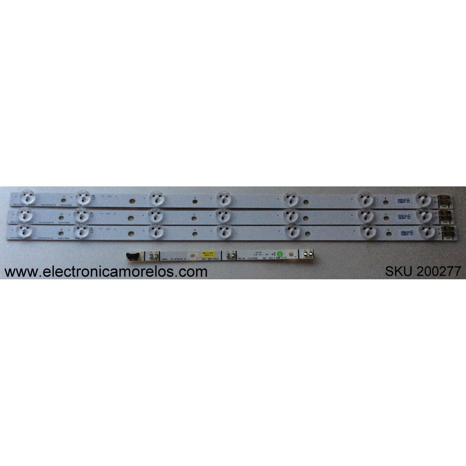 KIT DE LED PARA TV SAMSUNG / DE260AGM-C1-CC01 / BN96-21474A / 26-3535LED-21EA / D1GE-26SC0-R2 / MODELO UN26EH4000FXZA CS01